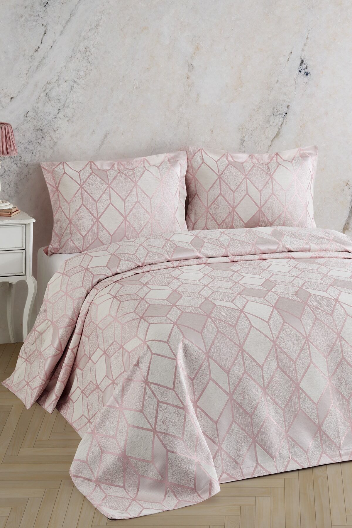 AREL ŞÖNİL ÇİFT KİŞİLİK YATAK ÖRTÜSÜ TAKIMI 240x260cm