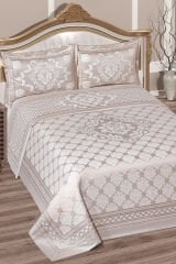 Damask Pano Şönil Çift Kişilik Yatak Örtüsü 240x260