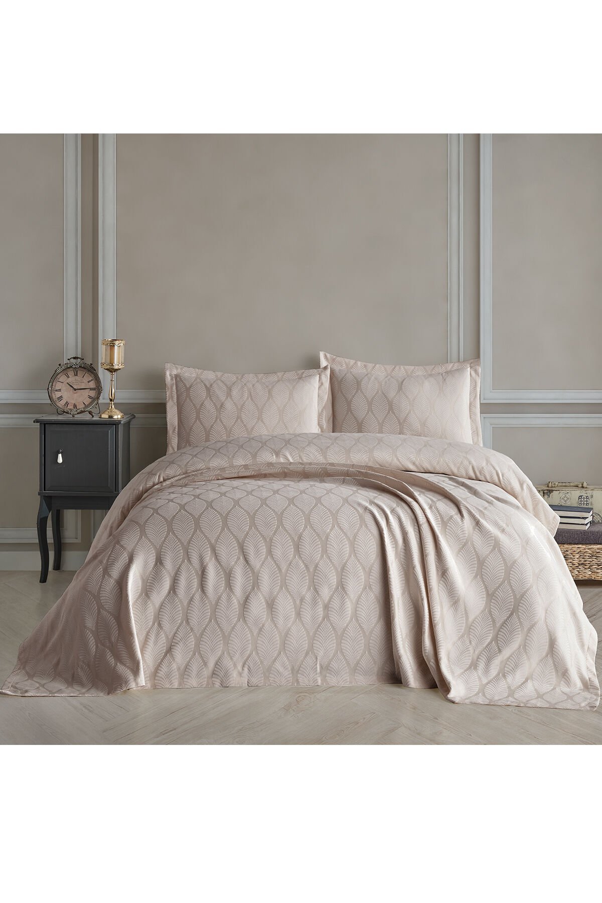 Lizbon Çift Kişilik Yatak Örtüsü Seti 230x240cm