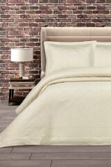 Monica Pano Çift Kişilik Yatak Örtüsü Krem