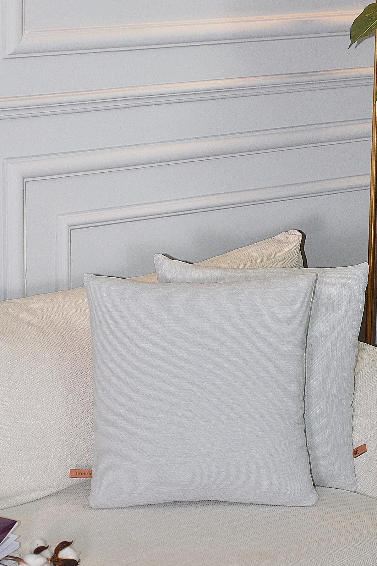 Nope Jakar Özel Tasarım 2'li Dekoratif Kırlent Kılıfı 43x43 cm