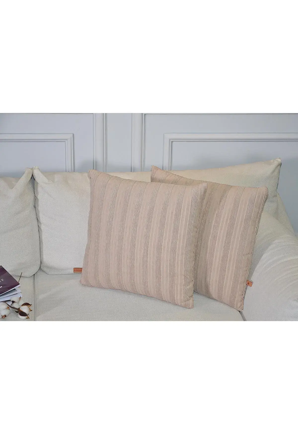 Roma Jakar Özel Tasarım 2'li Dekoratif Kırlent Kılıfı 43x43 Cm