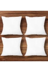 4'lü Kırlent İçi Boncuk dolgulu Ultra Yumuşak 45x45 cm Kare Yüksek Kalite