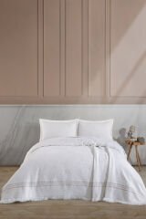Comfort Battaniye Çift Kişilik 220x240 cm Ekru