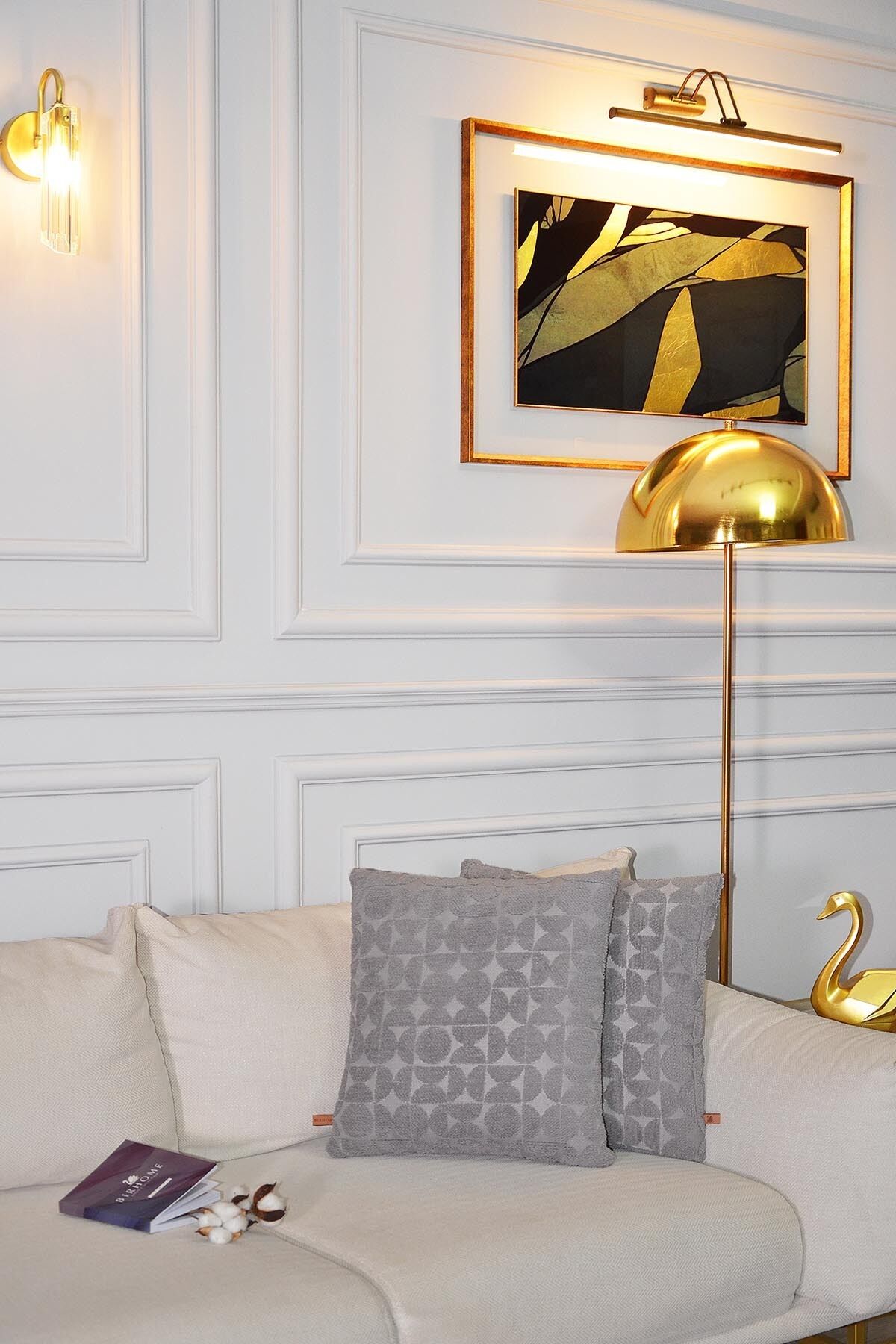 Nova Jakar Özel Tasarım 2'li Dekoratif Kırlent Kılıfı 43x43 Cm Antrasit