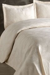 Vita Çift Kişilik Yatak Örtüsü Seti 230x240 cm Ekru