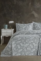 Vita Çift Kişilik Yatak Örtüsü Seti 230x240 cm Gri̇