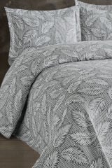 Vita Çift Kişilik Yatak Örtüsü Seti 230x240 cm Gri̇