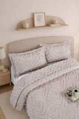 Mariva İskandinav Çift Kişilik Bohem Püsküllü Yatak Örtüsü Takımı 240x250 cm