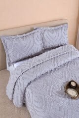 Mariva İskandinav Çift Kişilik Bohem Püsküllü Yatak Örtüsü Takımı 240x250 cm